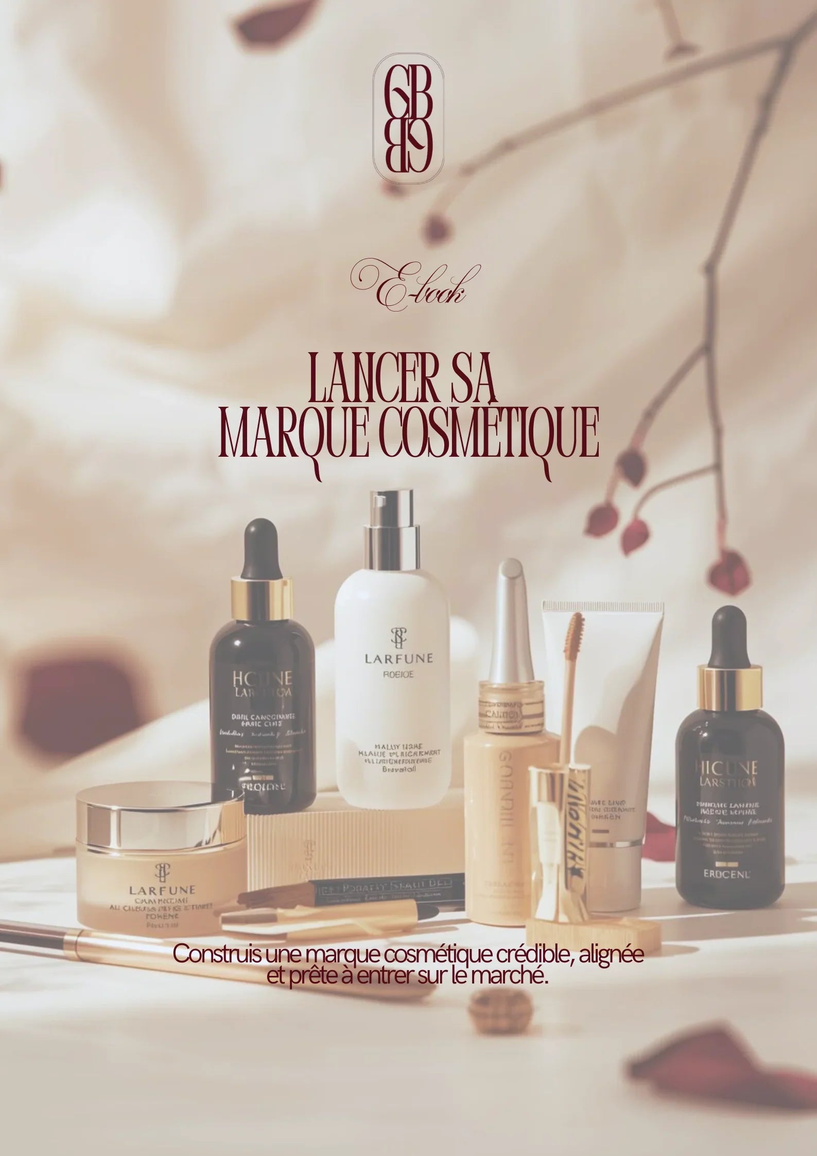 Lancer sa marque cosmétique